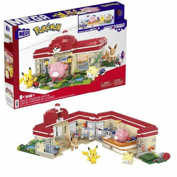 Kit de construction Pokémon Mega Construx - Forest Pokémon Center 648 Pièces