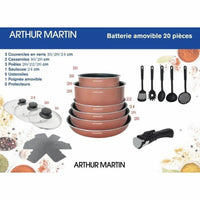 Batterie de Cuisine Arthur Martin   20 Pièces