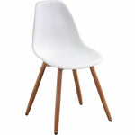 Chaise de jardin Blanc 50 x 55 x 85,5 cm (4 Pièces)