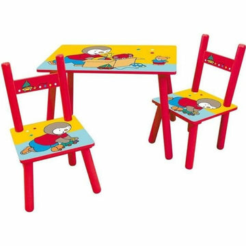 Set de Table et Chaises pour Enfants Fun House T'CHOUPI