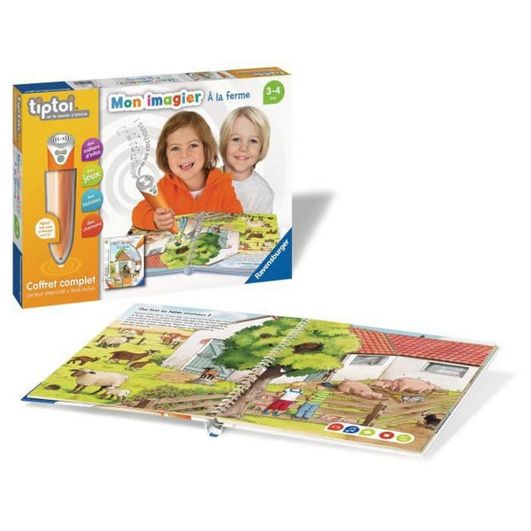 Livre interactif pour enfants Ravensburger Complete interactive reader box + Book Imagier At the farm Tiptoi (FR)