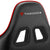 Chaise de jeu Aerocool EC3BR 121-131 cm Noir Rouge