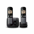 Téléphone Sans Fil Panasonic KX-TGC222 Noir Ambre