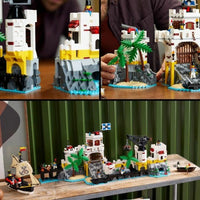Set de construction Lego 10320 ElDorado Fortress Bateau Pirate 2509 Pièces