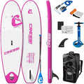 Planche de Paddle Surf Gonflable avec Accessoires Element  All Round Cressi-Sub 9,2" Blanc Transparent Blanc/Rose