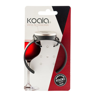 Thermomètre à Vin Koala Bodega Montre Noir Plastique 7,5 x 7,5 cm (Pack 12x)