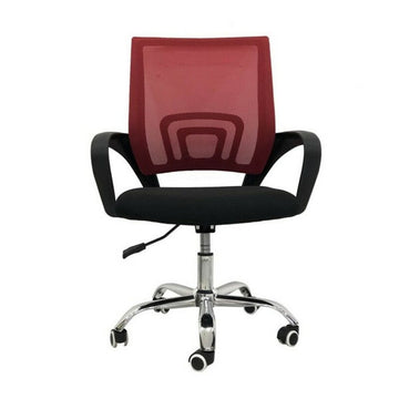 Chaise de Bureau Versa Noir Rouge Multicouleur 51 x 58 cm