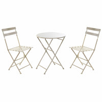 Ensemble Table + 2 Chaises DKD Home Decor 80 cm 60 x 60 x 70 cm