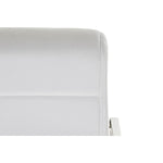 Chaise DKD Home Decor Polyester Acier Blanc (56 x 68 x 92 cm)