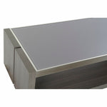 Table Basse DKD Home Decor Verre Aluminium Chêne Verre trempé (120 x 60 x 37,5 cm)