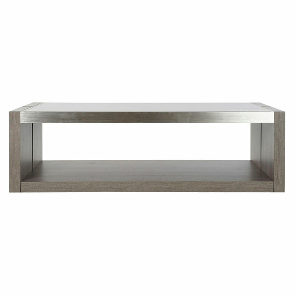 Table Basse DKD Home Decor Verre Aluminium Chêne Verre trempé (120 x 60 x 37,5 cm)