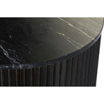 Table Basse DKD Home Decor Noir 61 x 61 x 47,5 cm Métal Marbre