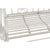 Fauteuil à Bascule DKD Home Decor Métal Aluminium Blanc (118 x 90 x 92 cm)