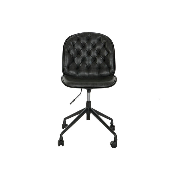 Chaise DKD Home Decor Noir Gris foncé 47,5 x 57,5 x 83 cm