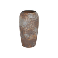 Vase Home ESPRIT Marron Gris Céramique 36 x 36 x 70 cm