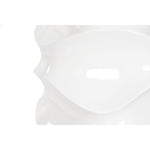 Cache-pot Home ESPRIT Blanc Fibre de Verre Ondes 44 x 44 x 101 cm