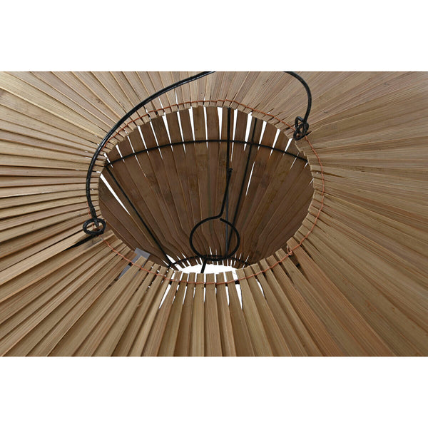 Écran de lampe Home ESPRIT Naturel Bambou 80 x 80 x 33 cm