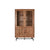 Présentoir Home ESPRIT Verre Acacia 118 x 45 x 194 cm