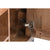 Meubles de télévision Home ESPRIT Marron Noir Argenté Bois de manguier Miroir 130 x 40 x 55,5 cm
