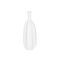 Vase Home ESPRIT Blanc Fibre de Verre 34 x 34 x 100 cm