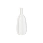Vase Home ESPRIT Blanc Fibre de Verre 30 x 30 x 80 cm