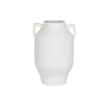 Vase Home ESPRIT Blanc Fibre de Verre 41 x 39 x 60 cm