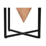 Petite Table d'Appoint Home ESPRIT Marron Noir Métal Acacia 41 x 41 x 67 cm