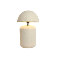 Lampe de bureau Home ESPRIT Blanc Papier Fer 50 W 220 V 30 x 30 x 53 cm