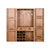 Range Bouteilles Home ESPRIT Marron Sapin 64,5 x 45 x 146,5 cm