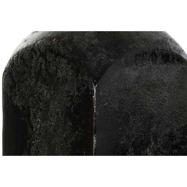 Vase Home ESPRIT Noir Terre cuite 22 x 22 x 120 cm (3 Pièces)