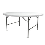 Table Piable Blanc HDPE 122 x 122 x 74 cm