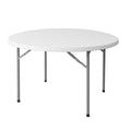 Table Piable Blanc HDPE 120 x 120 x 74 cm