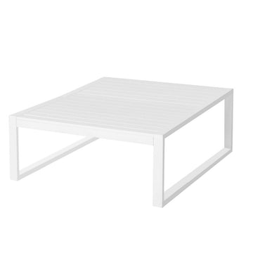 Table Basse Io Blanc Aluminium 100 x 100 x 45 cm