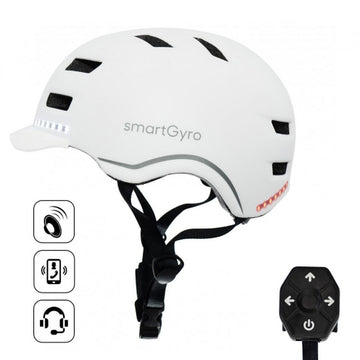 Casque pour Trottinette électrique Smartgyro SMART PRO Blanc