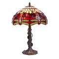 Lampe de bureau Viro Belle Rouge Bordeaux Zinc 60 W 40 x 60 x 40 cm