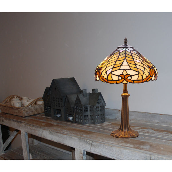 Lampe de bureau Viro Dalí Ambre Zinc 60 W 30 x 50 x 30 cm