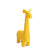 Jouet Peluche Crochetts AMIGURUMIS MAXI Jaune Girafe 90 x 128 x 33 cm