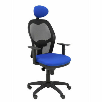 Chaise de Bureau avec Appui-tête Jorquera P&C 15SNBALI229C Bleu