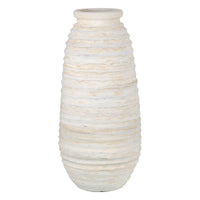 Vase Céramique Crème 35 x 35 x 80 cm