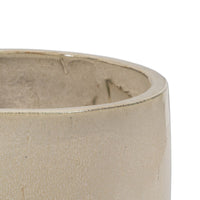 Vase Crème Céramique 52 x 52 x 80 cm (2 Unités)