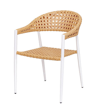 Chaise de jardin Niva Aluminium Blanc