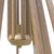 Parasol Tiber Blanc Aluminium bois de teck 300 x 400 x 250 cm