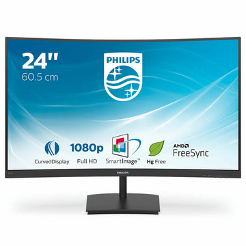 Écran Philips 241E1SC/00 23,6" FHD LED 23,6" LED VA LCD AMD FreeSync Flicker free 75 Hz