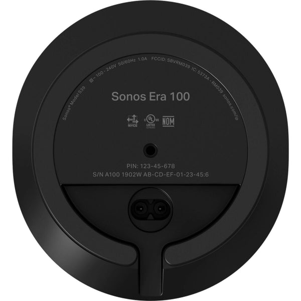 Haut-parleurs bluetooth portables Sonos SNS-E10G1EU1BLK Noir