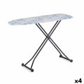 Table à Repasser Bleu Beige Métal Abstrait 110 x 34 x 84 cm (4 Unités)