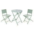 Ensemble Table + 2 Chaises Vert