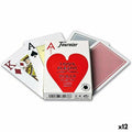 Cartes à jouer de Poker (55 cartes) Fournier Plastique 12 Unités (62,5 x 88 mm)