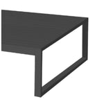 Table Basse Io Graphite Aluminium 100 x 100 x 45 cm