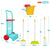 Chariot de nettoyage avec accessoires Colorbaby jouet 5 Pièces 30,5 x 55,5 x 19,5 cm (12 Unités)