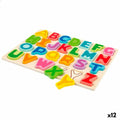 Puzzle enfant en bois Woomax + 2 Ans 27 Pièces (12 Unités)